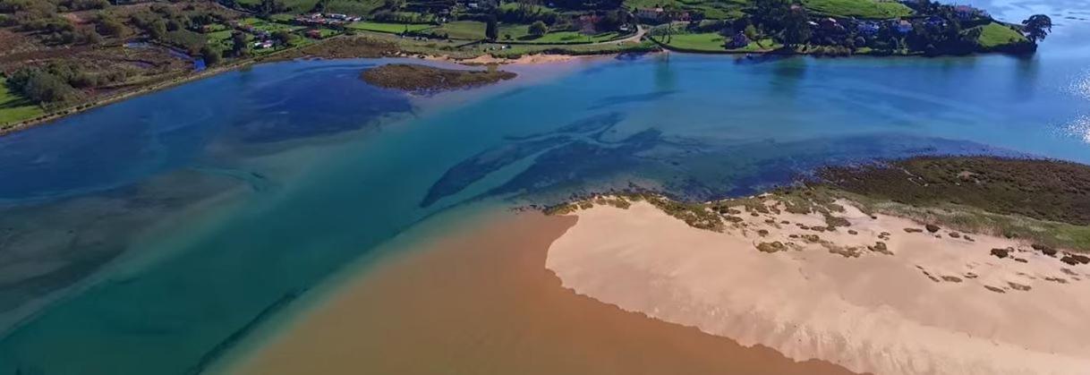 Playa Del Puntal Villaviciosa Asturias Lujo Primera Linea Playa Exterior foto